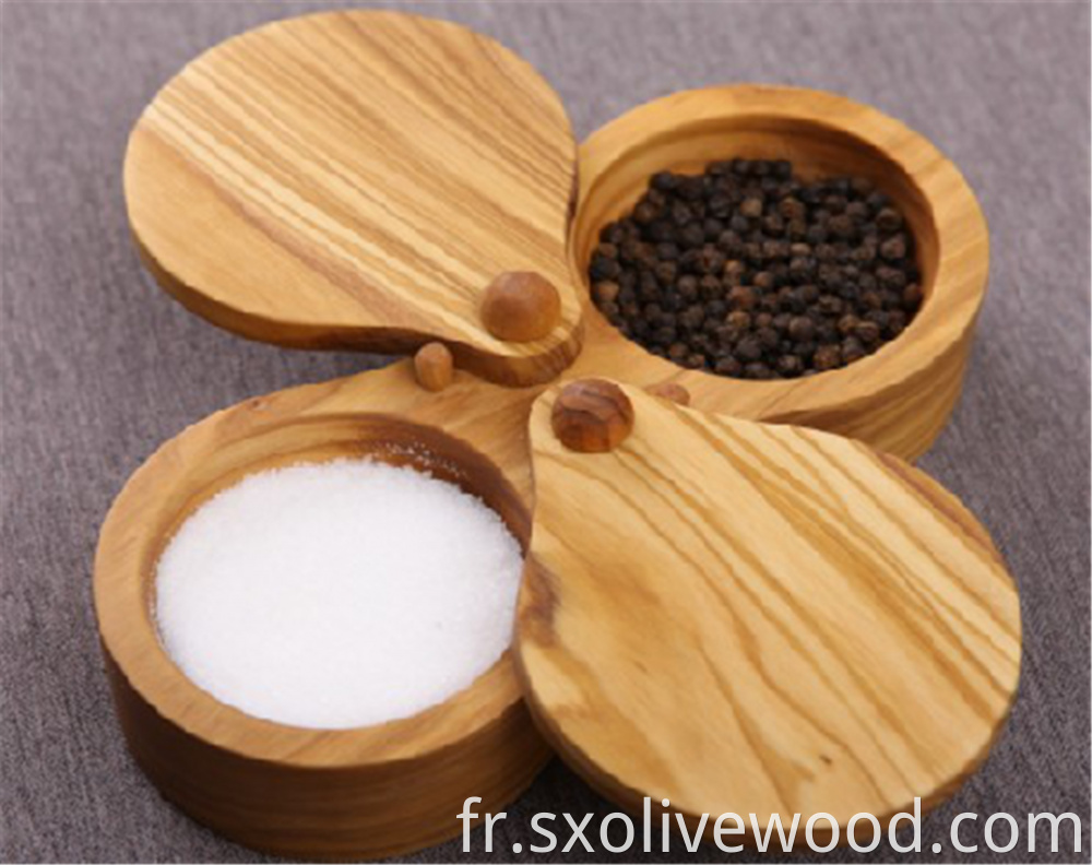 Olive Wood Salt Keeper